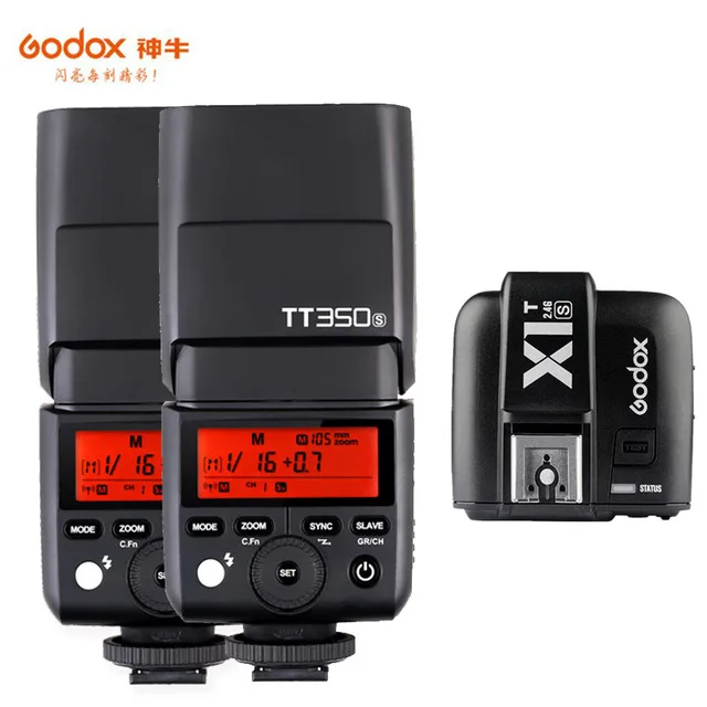 Godox Mini Speedlite TT350S камера Вспышка ttl HSS GN36+ X1T-S передатчик для sony беззеркальная DSLR камера A7 A6300 A6500 A7 III - Цвет: Зеленый