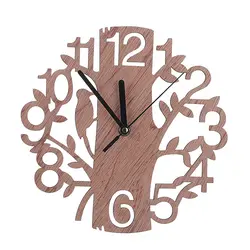 Красочный дизайн классической деревянной стильные настенные часы Silent настенное уркашение для гостинной Saat дома декоративные часы