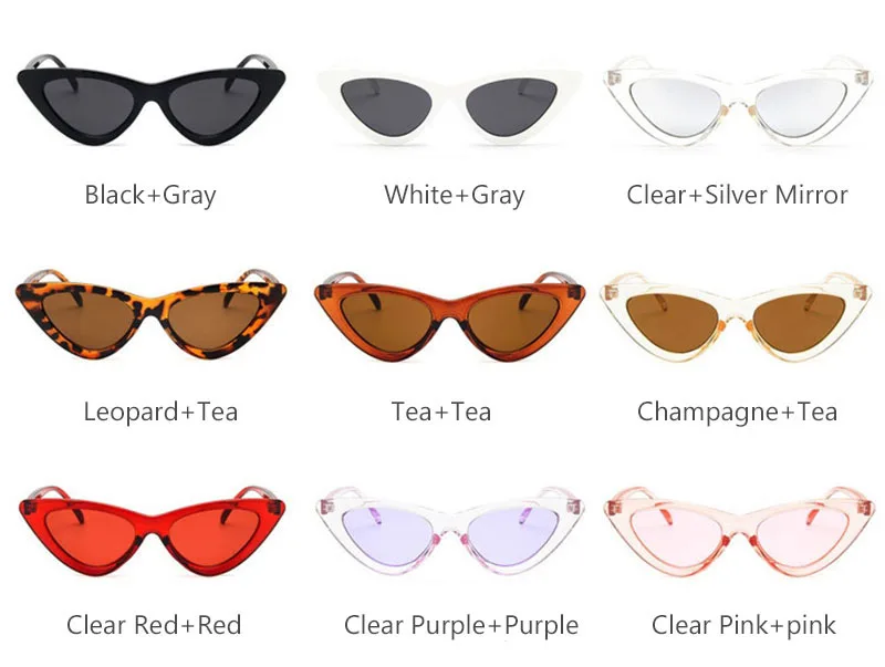 Женские солнцезащитные очки "кошачий глаз", Ретро стиль, сексуальные женские солнцезащитные очки, Ретро стиль, треугольные, кошачий глаз, очки, модные, для путешествий, UV400
