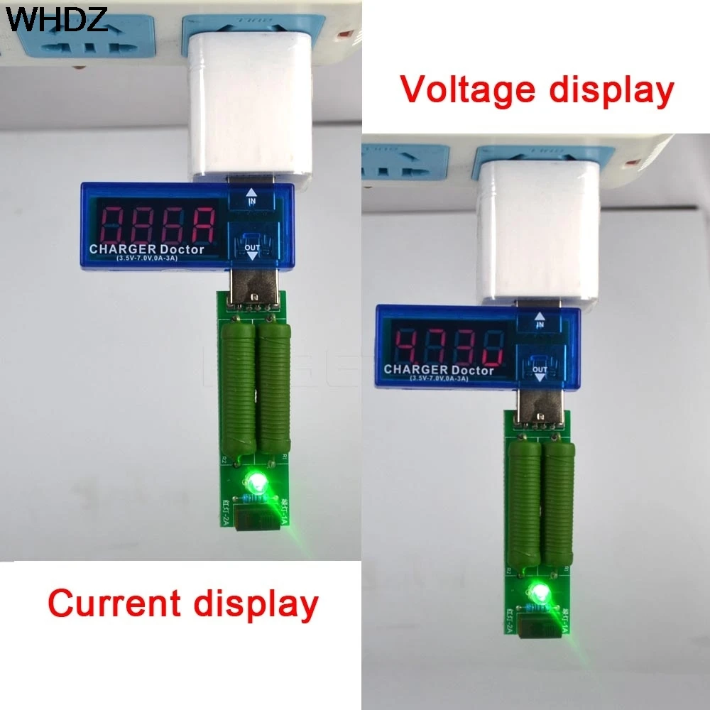 

NEW Hot Mini Digital Display USB Power Current Voltage Meter Tester Portable Mini Current and Voltage Detector Charger Doctor
