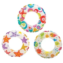 Детский Надувной круг для детей 5-10 лет, диаметр 61 см, без запаха, аксессуары для бассейна
