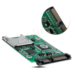 SD SDHC Secure Digital MMC для адаптер SATA конвертер 7 + 15 Pin SATA разъем + стандартный SD слот конвертер адаптер