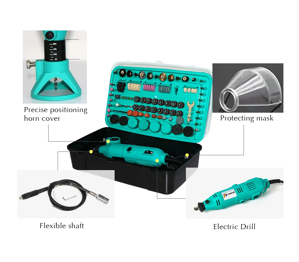 

Mini Drill 388pcs Dremel Tools Rotary Flex Shaft Machine Polishing Engraver Electric Drilling Machine Woodworking Rotary Tool