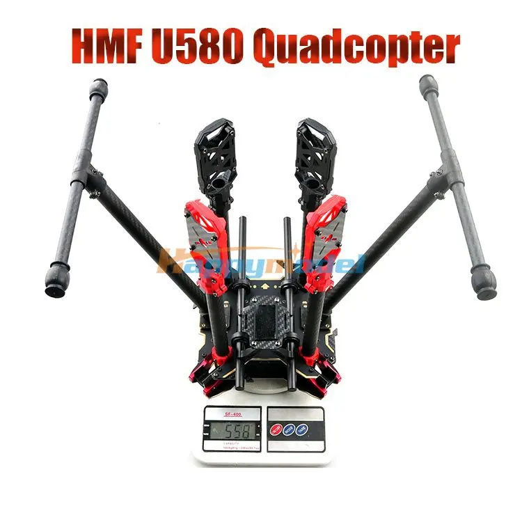 HMF u580 Тотем серии Carbon Волокно зонт складной FPV-системы Quadcopter Рамки 580 мм с высоким Шасси/занос Gimbal Гора трубки