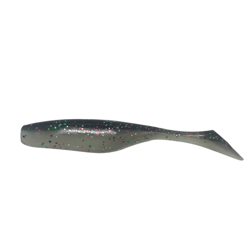 AI-SHOUYU, 5 шт., легкие блесны, мягкие приманки, 85 мм, 5,5 г, воблеры, силиконовые приманки для рыбалки, двойной цвет, искусственный карп, приманки для плавания - Цвет: B