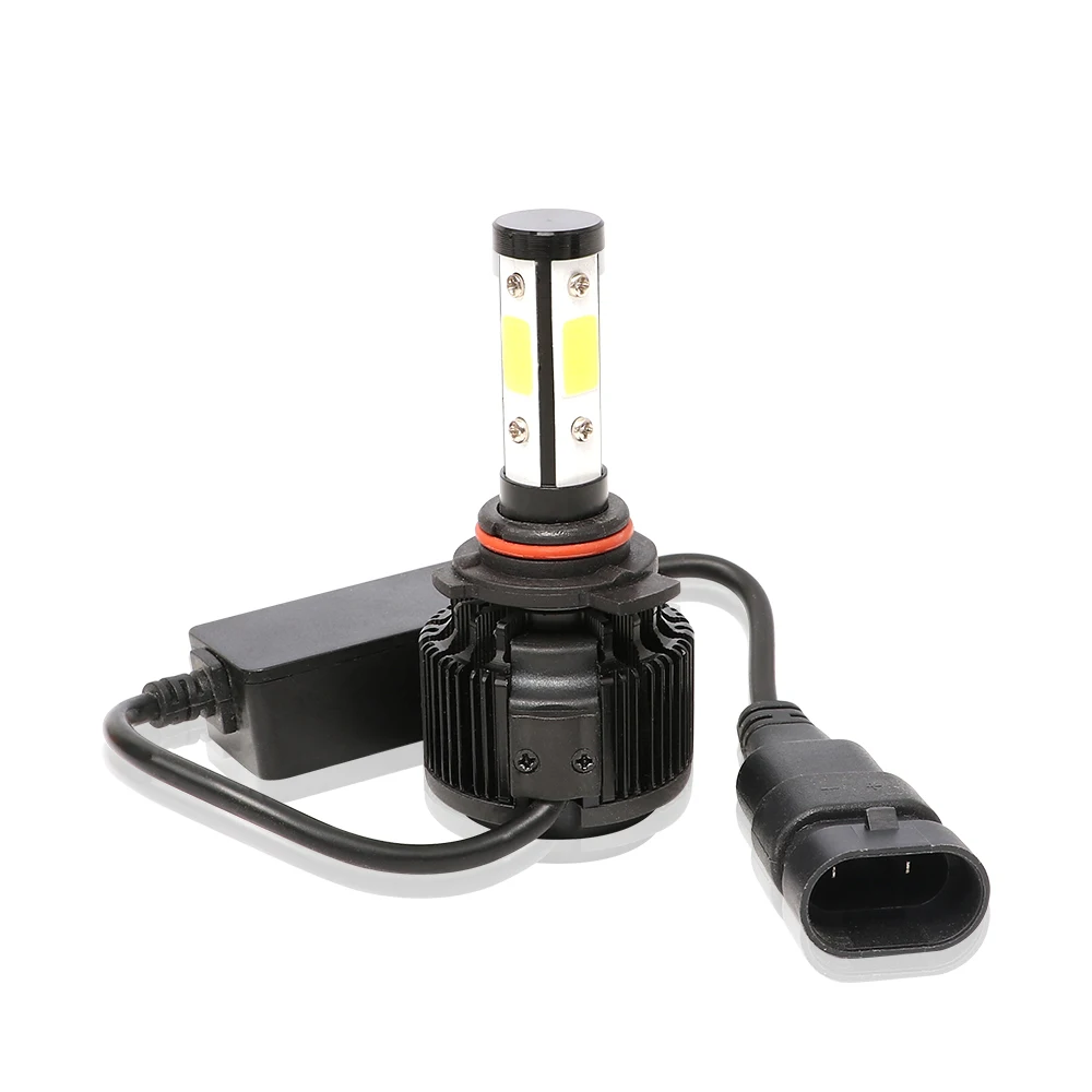 

1PC Car LED Headlights H4 H7 H8/9/11 H13 5202 9004 9005 9006 9007 9012 4-Sides LED Headlight Kit Power Bulb 50W 8000LM 6500K