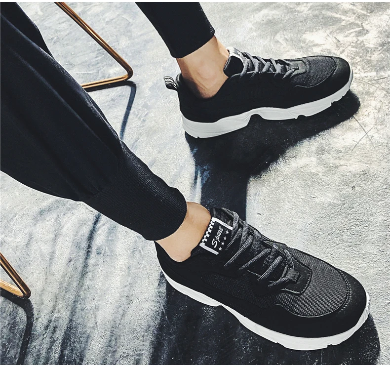 Mens Casual Shoes Chunky Trainers Sneakers Men Casual Shoes Men High Platform Classic Shoes Mens Sneakers Mesh Footwear 2019 New (11)