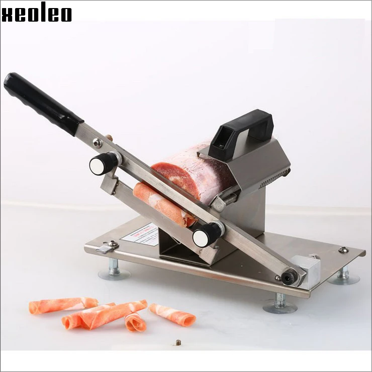 Xeoleo stainless steel Manual Slicer Machine for Frozen biscuits/Cookies/Gelatin paste Meat Slicing 0.2-30MM Cutter Machine Xeoleo stainless steel Manual Slicer Machine for Frozen biscuits/Cookies/Gelatin paste Meat Slicing 0.2-30MM Cutter Machine