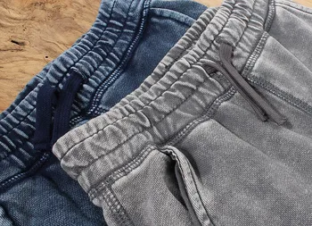 Baby Boys Pencil Sports Pants Spring New Water Washing Jogging Pants Children Elastic Soft Jeans For Kids Fashion Bike Pants 4