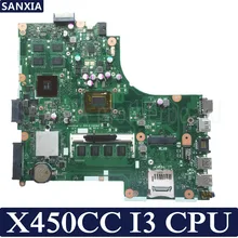 KEFU X450CC Laptop motherboard for ASUS X450CC X450C X450 Test original mainboard I3 CPU
