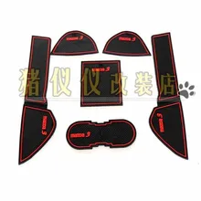 Mazda 3 door tank pad cup pad storage box pad slip resistant silica gel anti rattle