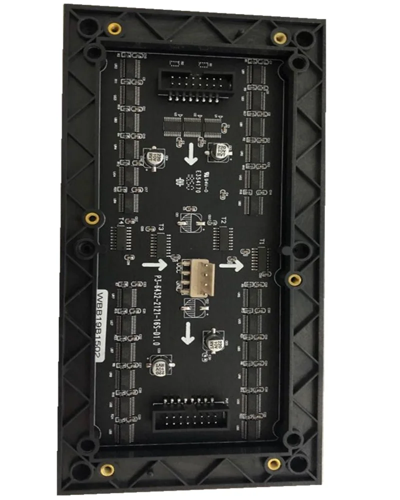 

64*32dots Indoor P3 SMD2121 black lamp bead 192x96mm 1/16Scan 111111dot matrix display led message board shenzhen ali express