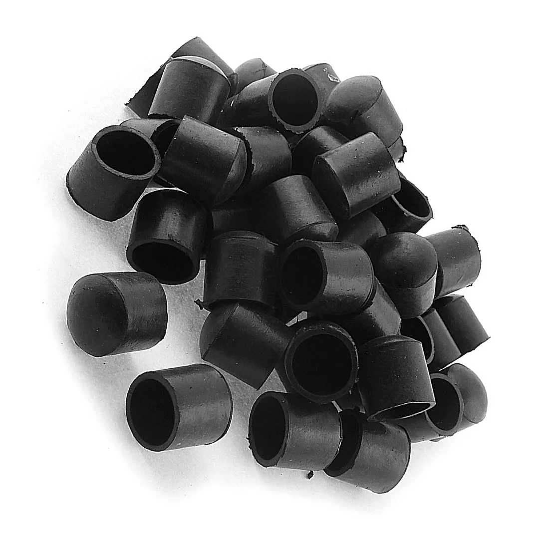 

YDSC Practical Rubber Chair Table Furniture Feet Leg Cap End Tip 22mm Dia 50pcs Black