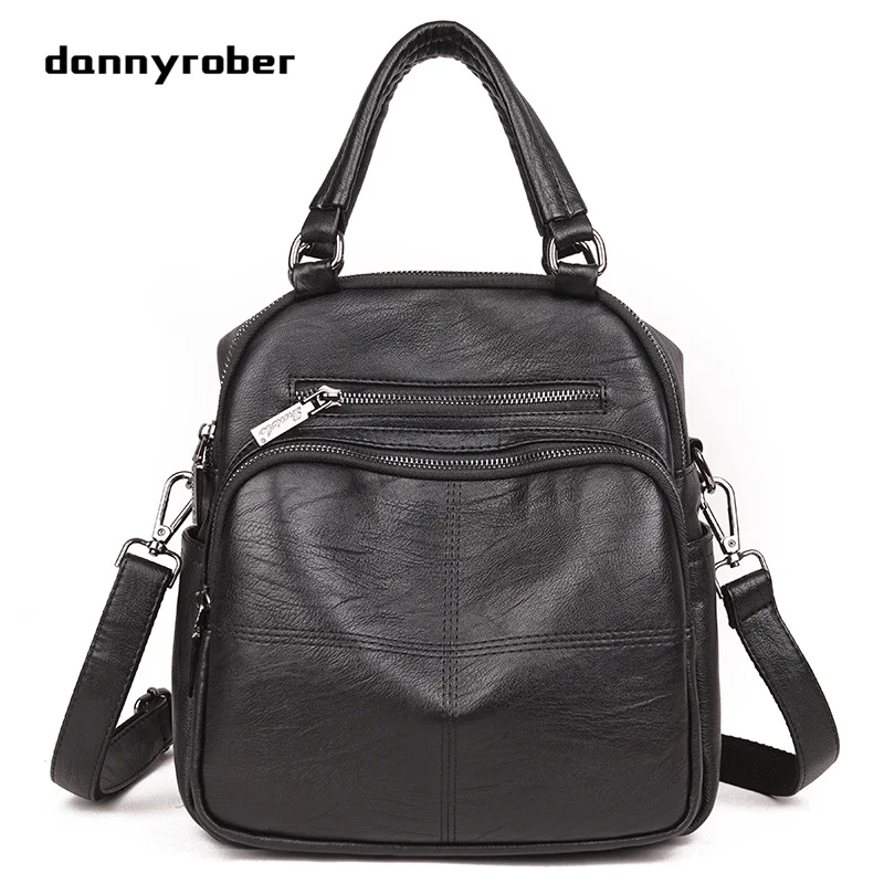 2017 New Design Multi function Women PU Leather Crossbody Messenger Bag Small Sling Shoulder