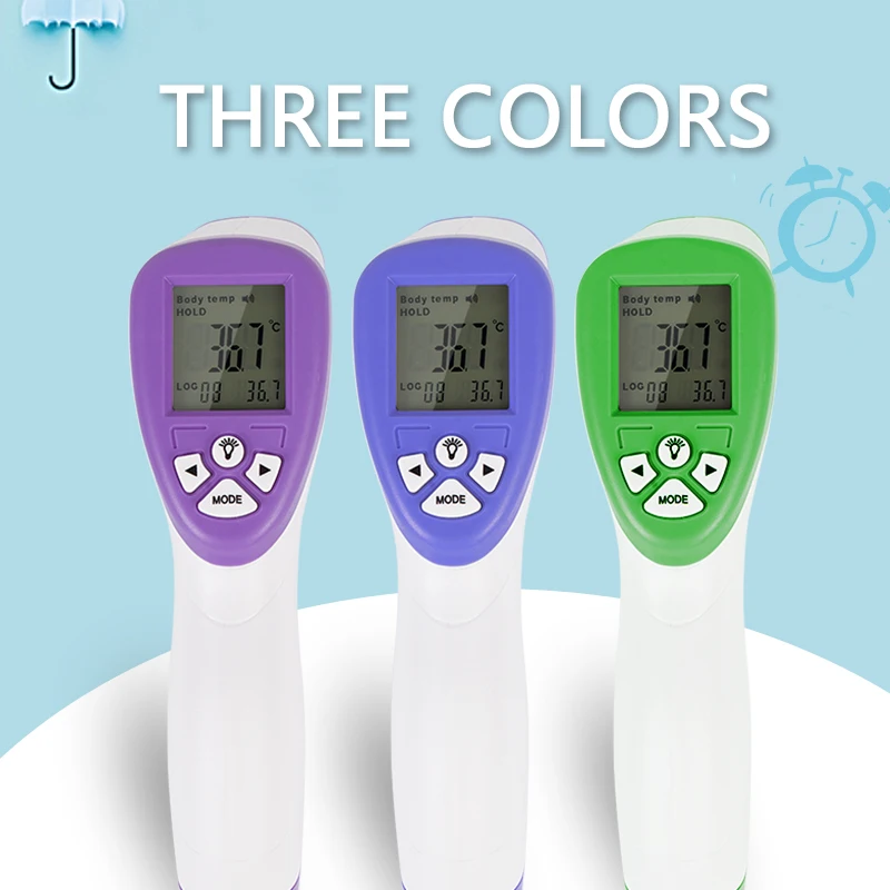 

LCD Backlight Baby Forehead Thermometer Non Contact Digital Adult Body Temperature Baby Forehead Infrared Thermometer Fever HOT!