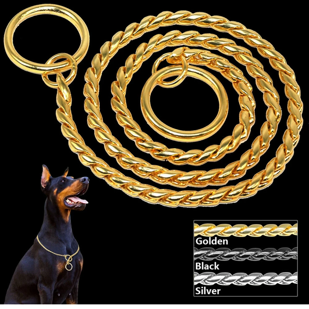 dog choker chain sizes