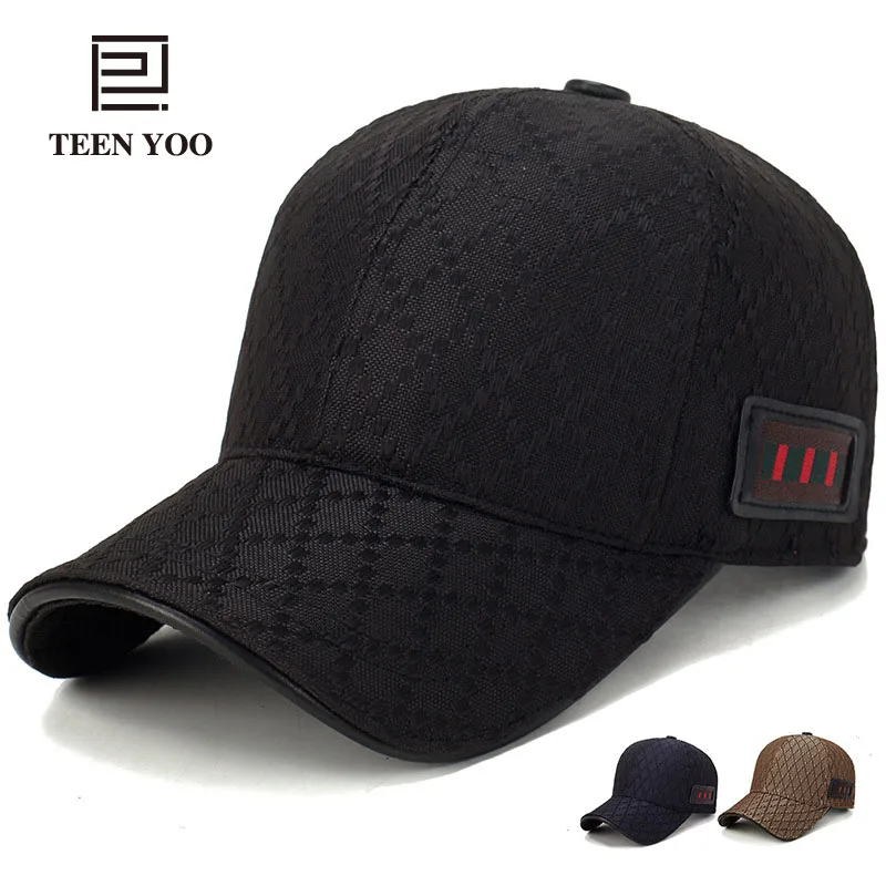 

Branded Baseball Cap 2018 New Fashion Lattice Cotton Snapback Caps For Men And Women Casual Sport Sunhat Dad Hats Hip Hop Mujer