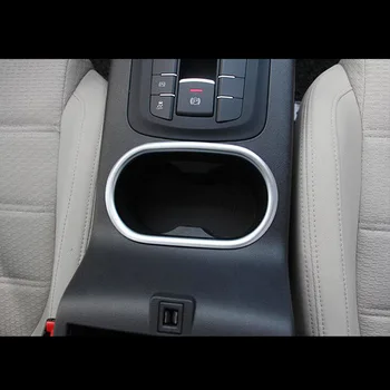 

ABS Matte For MG GS 2015 2016 2017 Car Front water cup frame decoration strip Cover Trim accessories car styling 1pcs