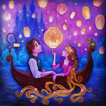 

5D DIY Diamond Painting Tangled coast Cross Stitch Rhinestone Diamond Mosaic Diamond Embroidery home Decoration Needlework