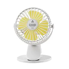 360 Degree Rotating Mini Portable Small Fan Desktop USB Charging Small Clip Fan