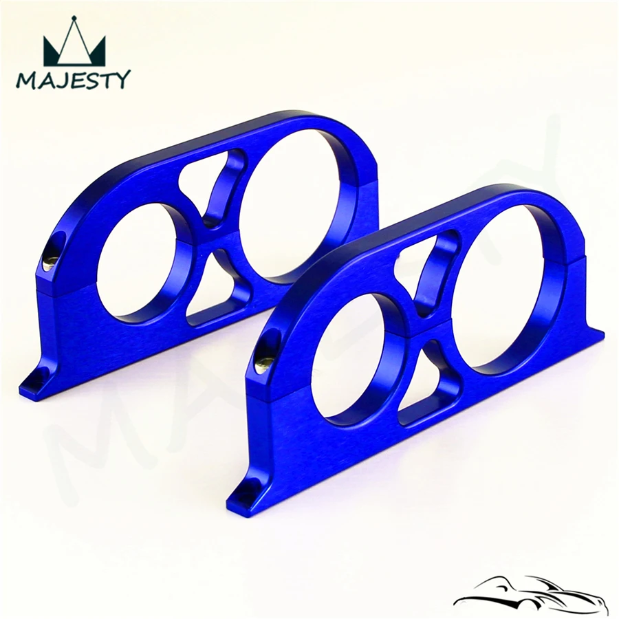 Dual Double 44mm&amp60mm Billet Fuel Pump Filter Mounting Bracket Clamp Kit | Автомобили и мотоциклы
