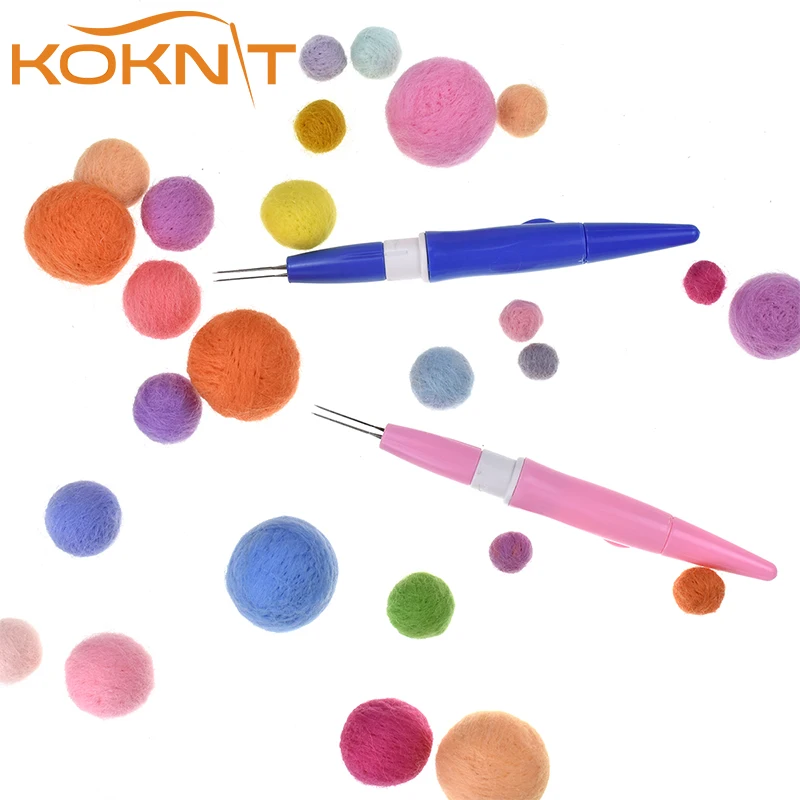 

Magic Embroidery Stitching Pen Wool Felting Needle Three Size Wool Felt Stitch Punch DIY Embroidery Punch Crafts Tool Kit AC193