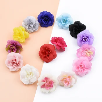 

20pcs Artificial plants decorative flowers wreaths scrapbooking wedding home decor DIY gifts candy box silk roses flower wall