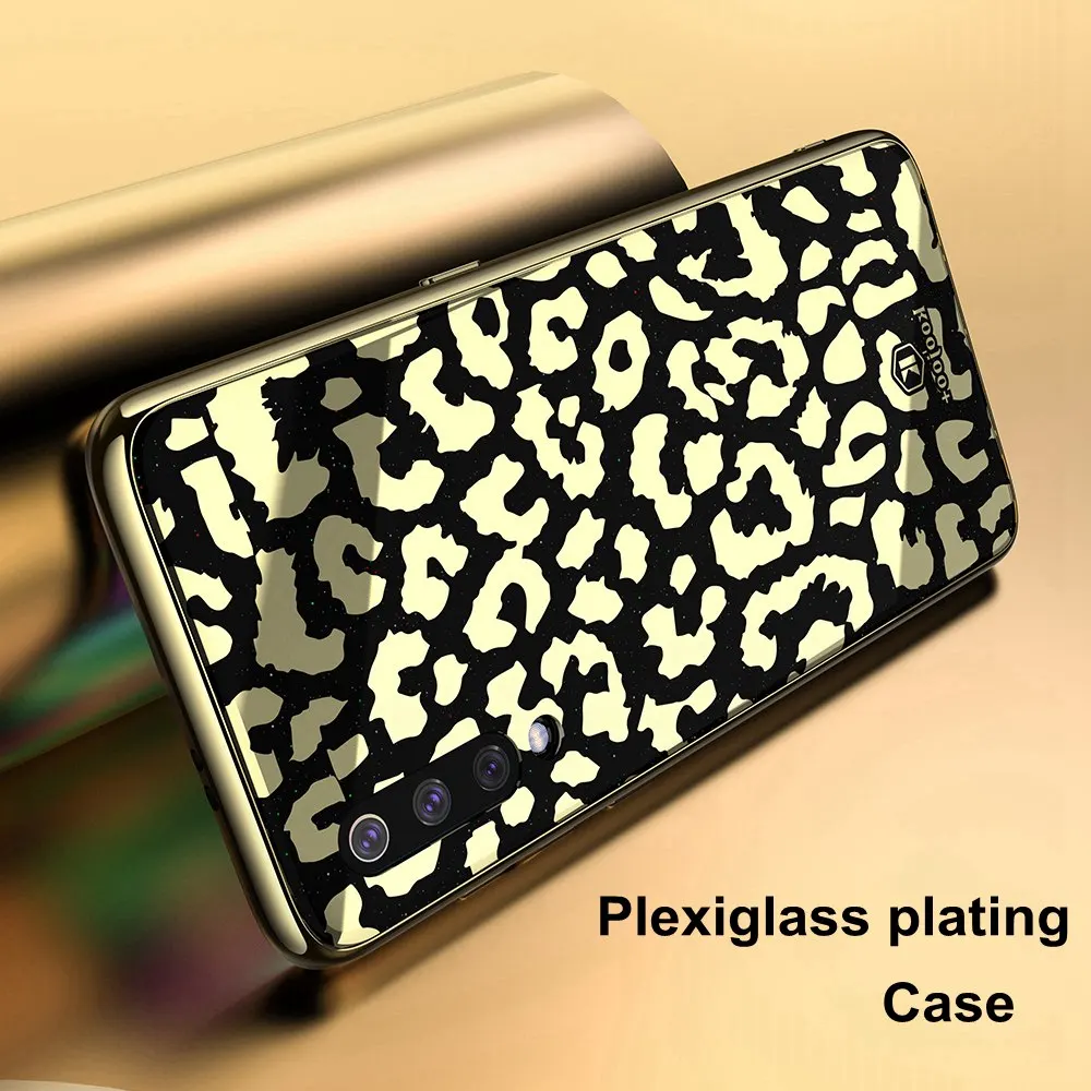 

Luxury Wild Plating Phone Case for Xiaomi Mi 8 Lite Mi8 Mi 9 SE Cover Plexiglass Silicone Cover Fashion Leopard Soft TPU Cases