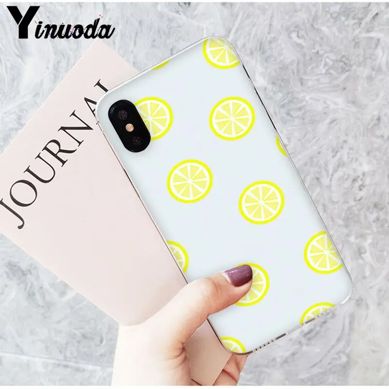 Yinuoda свежих лимонов Одежда DIY чехол для телефона iPhone X XS MAX 6 6S 7 7plus 8 8Plus 5 5S XR|Бамперы|