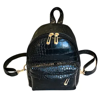 

Solid Color Small Back Pack sac a dos femme Women Fashion Youth Leather Backpack Girls School Shoulder Bag mochilas mujer Sac #C