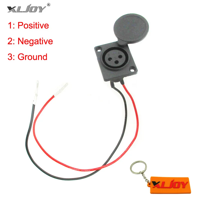 3-позиционный разъем для зарядки XLR Currie GT Schwinn Ezip Izip скутер evo 500 800 1000 GT-750 Razor MX650 Dirt