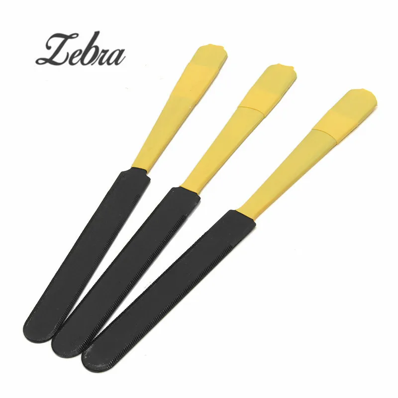 

Zebra 3pcs/Set Guitar Gauged Nut Slotting File Double Side Saddle Nut File Tool For Stringed Instruments Guitar Parts Accessory