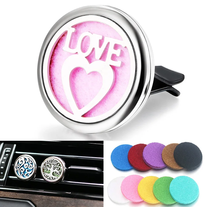 Освежитель воздуха для автомобиля Heart Of Love диффузор духов 316L автомобильный зажим