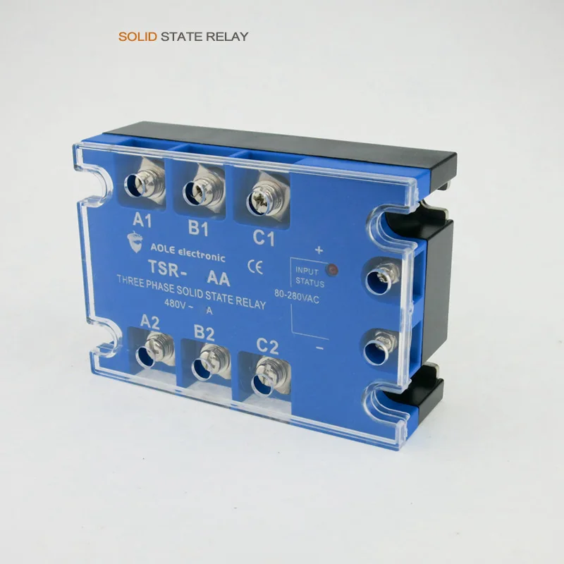 SSR Relays TSR 10AA 10A/480VAC AC control AC Three Phase Solid State