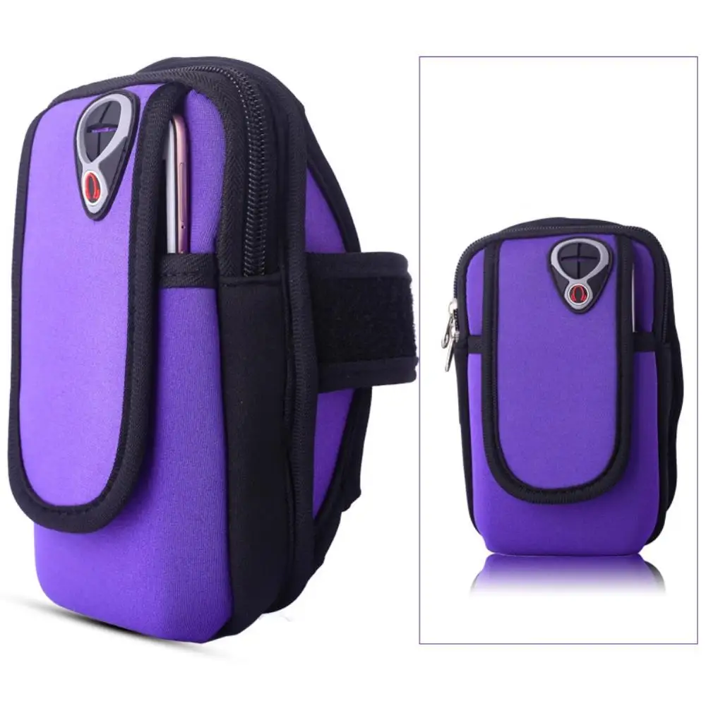 

1pc Universal Sports Arm Band Case Waterproof Multifunctional Running Camping Bag Fitness Mobile Phone Arm Band Wrist Bag