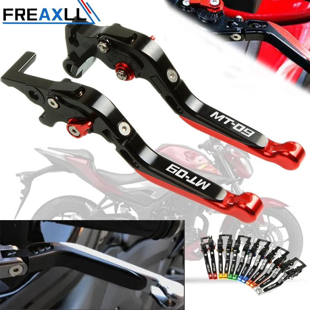 Foldable Handle Grips Motorcycle Brake Clutch Levers For Yamaha MT-09 TRACER MT09 MT 09 2014-2020 2019 2018 217 2016 2015 | Автомобили и