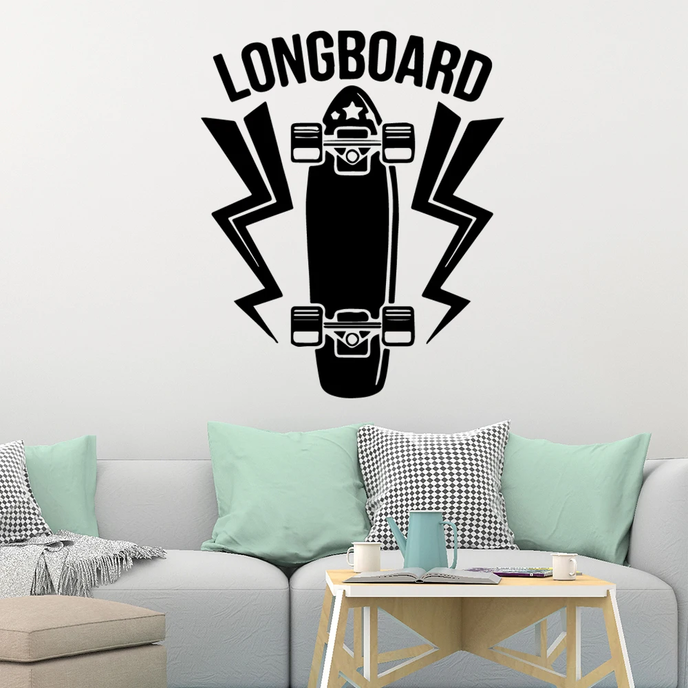 

Cartoon Style Long Board Vinyl Wallpaper Roll Furniture Decorative for Living Room Company School Office Decoration