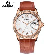 CASIMA Роскошные Брендовые Часы для женщин модные повседневные Изящные женские кварцевые часы женские водонепроницаемые relojes mujer#2631