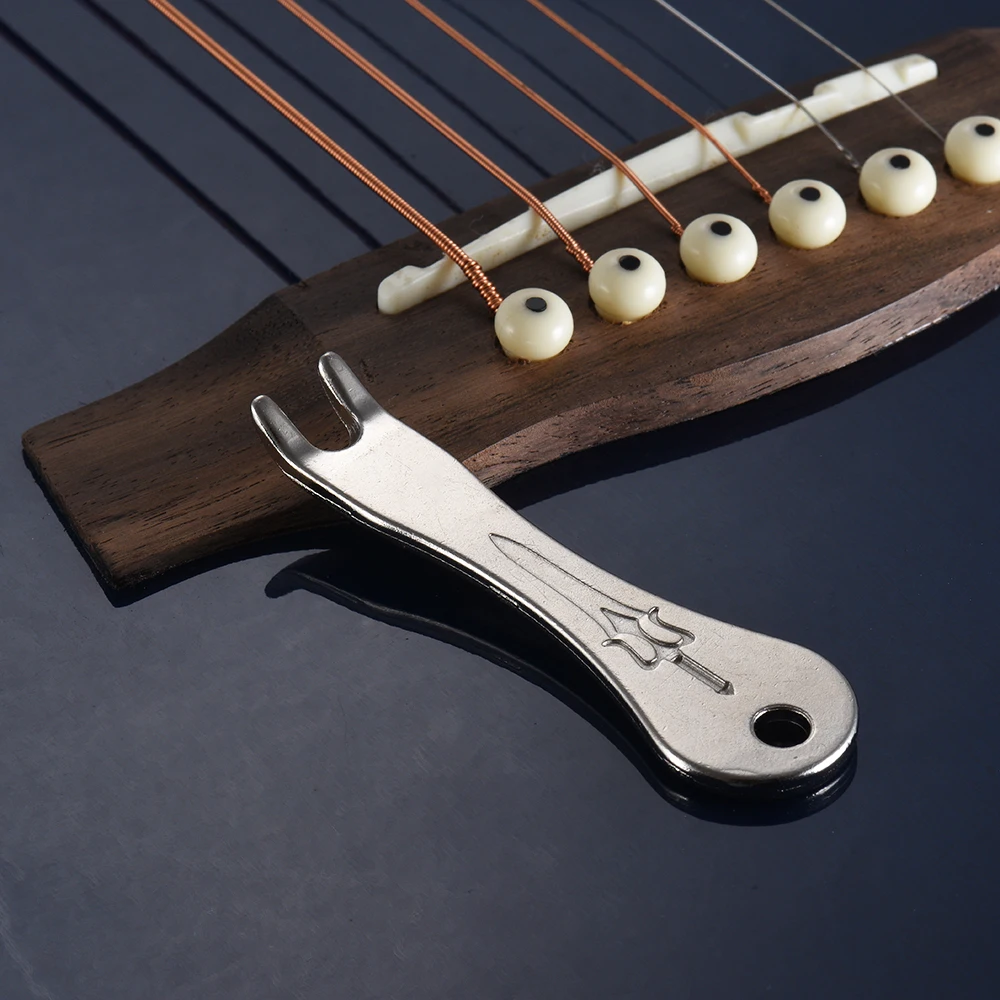 4pcs Guitar String Puller Bridge Pin Remover Acoustic Guitar String Peg