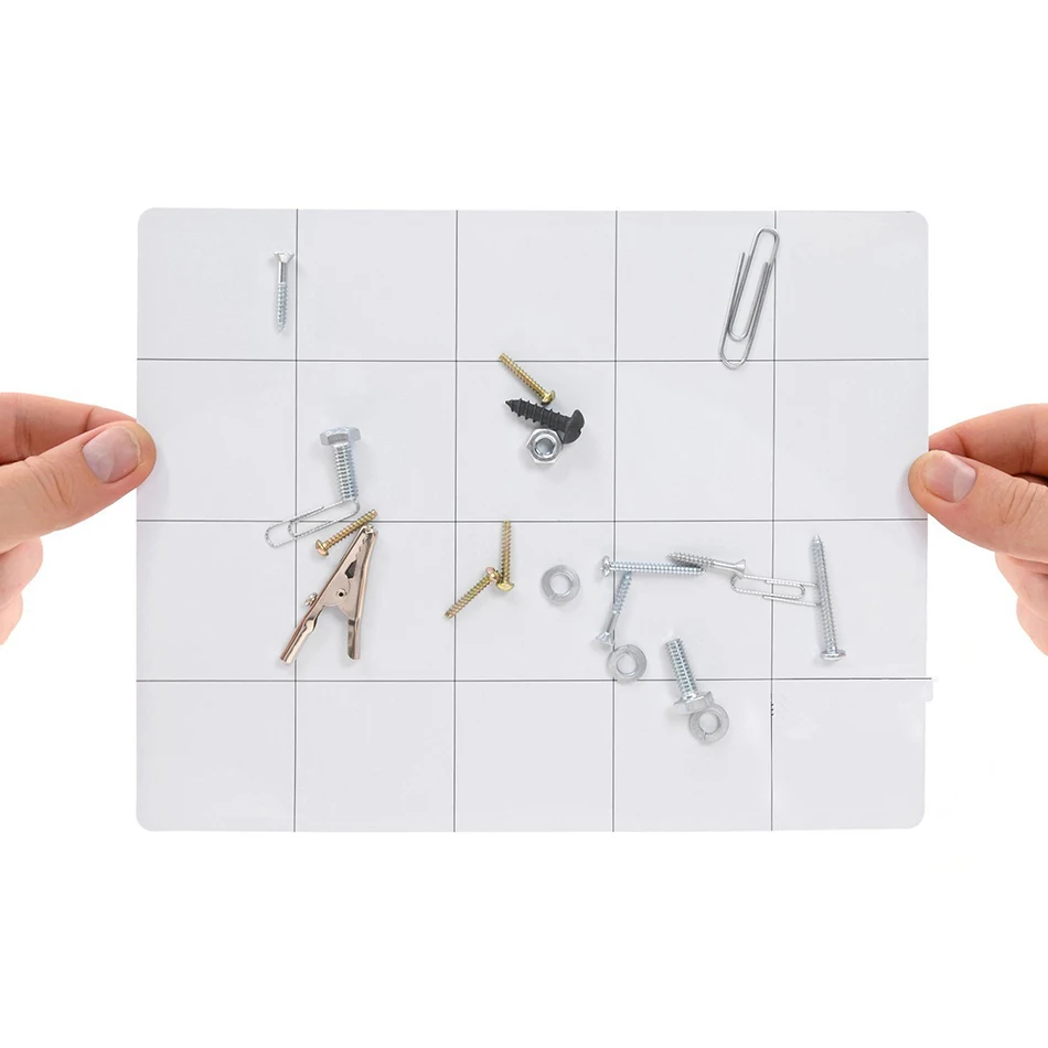 25cm*20cm Magnetic Project Working Memory Pad Mat Screw Sort Adsorption Keeper Mobile Phone Laptop Repair Tools with Marker Pen