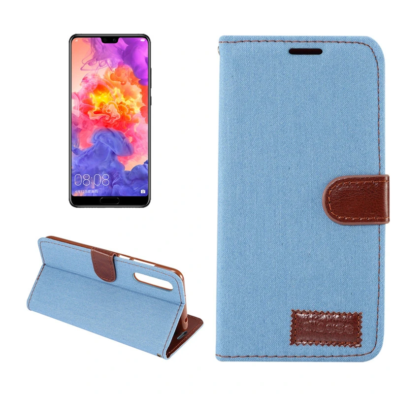 Деним флип чехол ПУ кожаный бумажник для huawei P20 Pro P9 P10 плюс отделения карточек