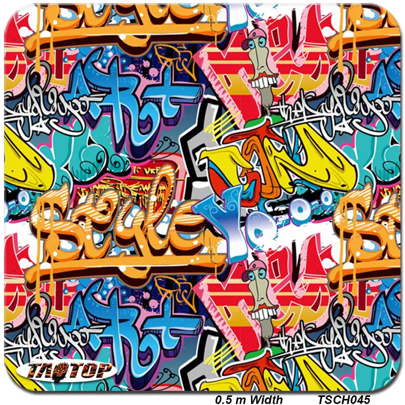 

iTAATOP TSCK891 0.5m *2M Popular PVA bomb stickers water transfer printing film hydrographic film liquid image film