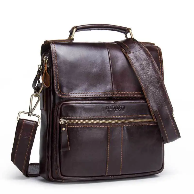 

LOEIL Men's shoulder bag leather crossbody bag casual men's bag