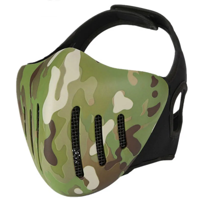 Hot Sale New Tactical Airsoft Protective Half Face Mask CS Game