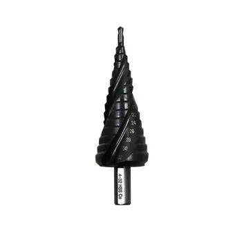 

HRC89 M35 - 3 flute step drill (TiAlN coating, cobalt, triangular stem)