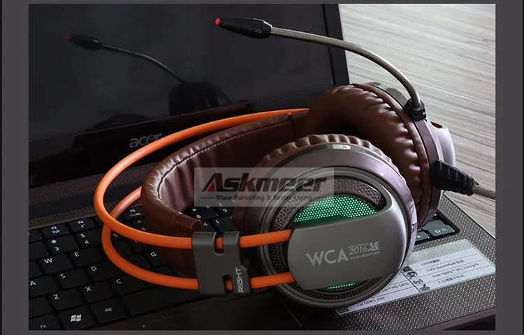 Best Computer Gaming Headset Headband with Microphone Mic XIBERIA V10 Heavy Bass  Stereo Game Headphone Light for PC Gamer (24)