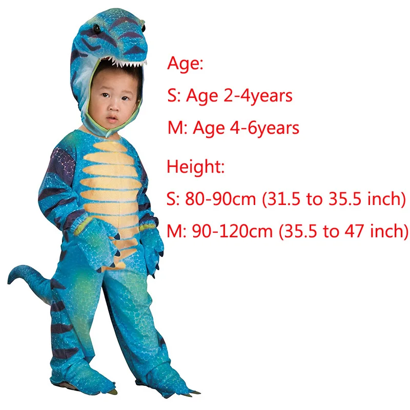 Новый костюм трицератопса для мальчиков детский с надписью Little T Rex карнавальный