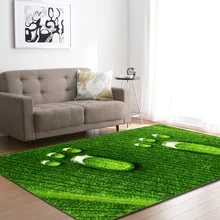 Grassland 3D слон дикарские растения ковры для современной гостиной Детский ковер детские круглые ковры для спальни крышка