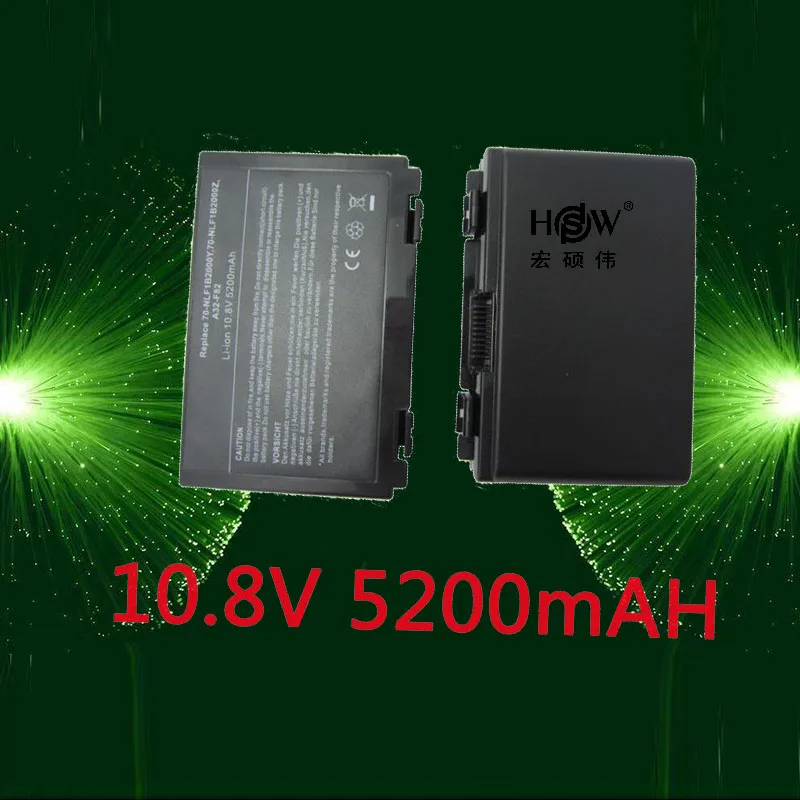 HSW 5200 мАч Новый 6 ячеек k50in Батарея пакет для Asus K40/F82/A32/F52/K50 /K60 L0690L6 A32-F82 k40in k40af k50ij