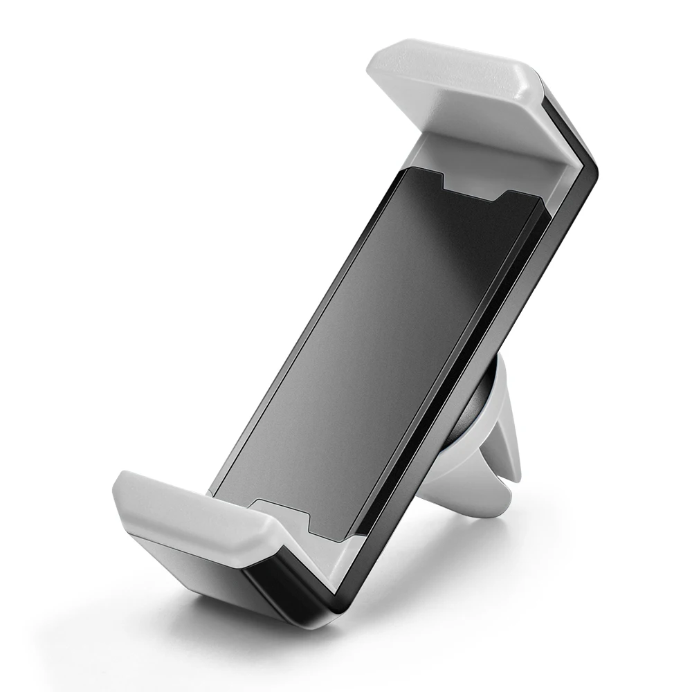 TOMKAS Универсальный Автомобильный держатель для телефона для iphone 7, 6, 5, крепление на вентиляционное отверстие, регулируемый автомобильный держатель 360, подставка для мобильного телефона для samsung s8, s9 - Цвет: Gray